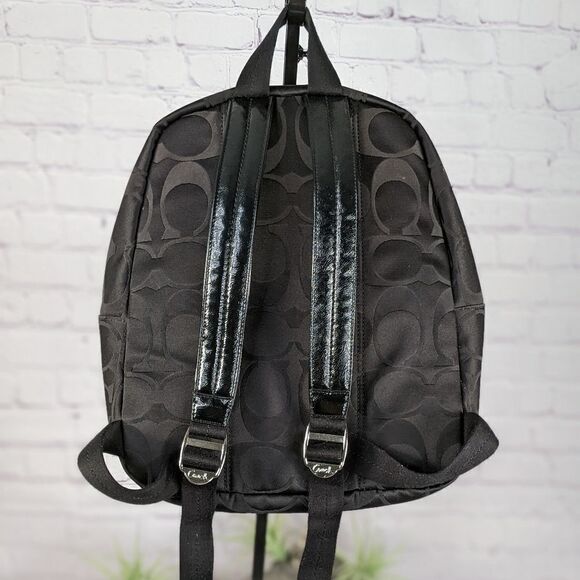 Coach Signature Daisy Poppy Backpack - Picture 2 of 13